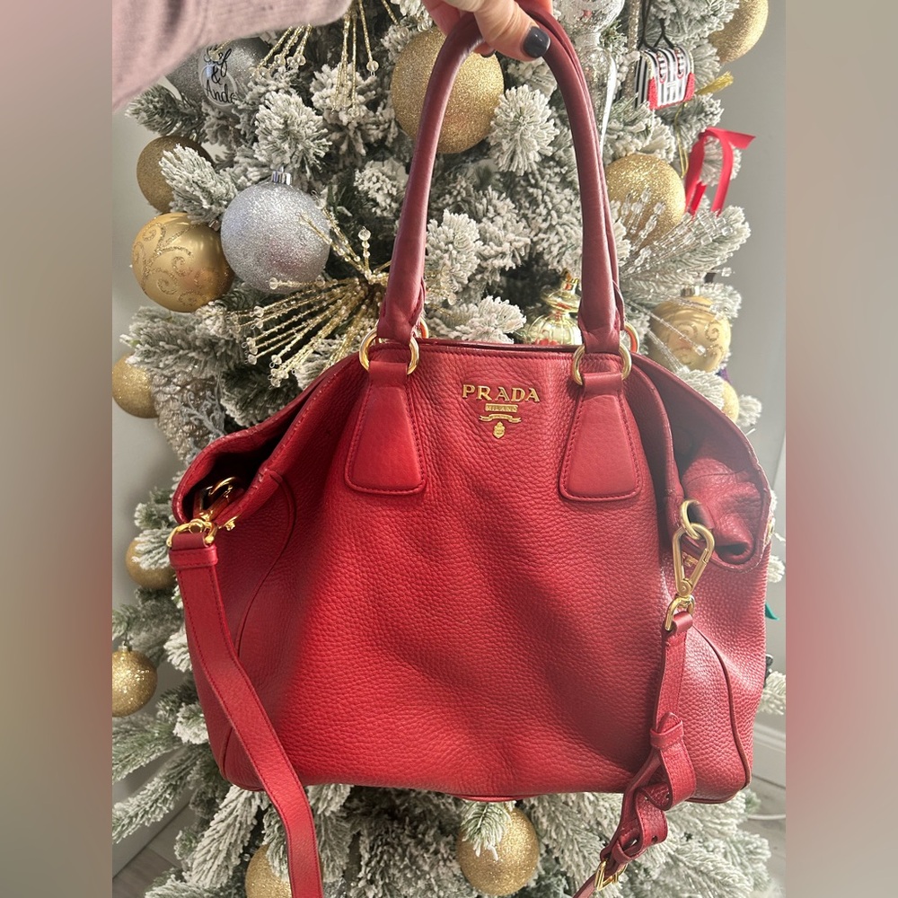 Prada 
Napa Leather Handbag